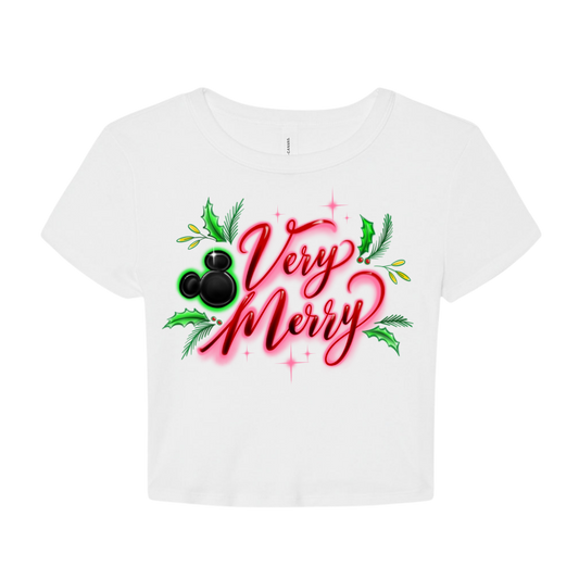Very Merry Graffiti Baby Tee