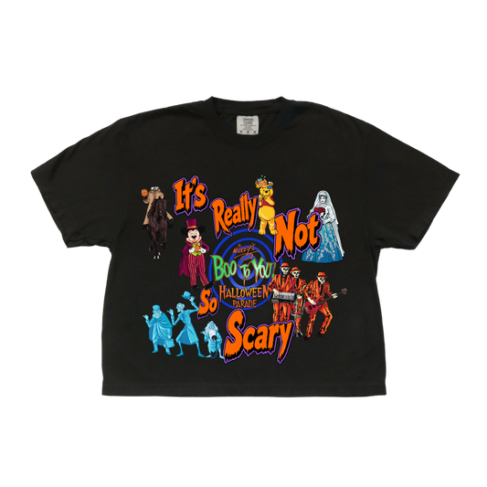It's Really Not So Scary Crop Tee