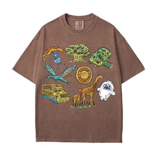 Animal Kingdom Collage Tee