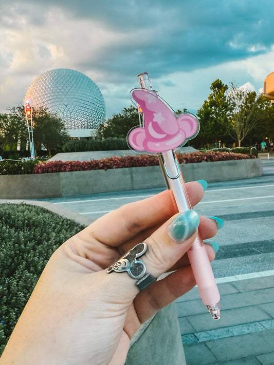 Pink Sorcerer Hat Pen