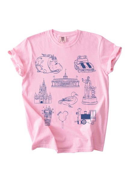 Magic Kingdom Collage Tee