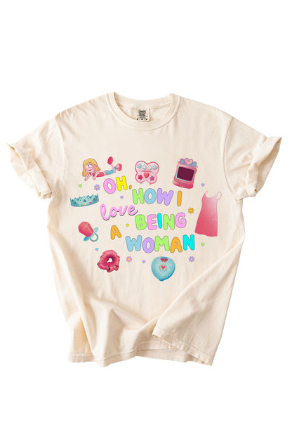 Nostalgic Girly Collage Tee