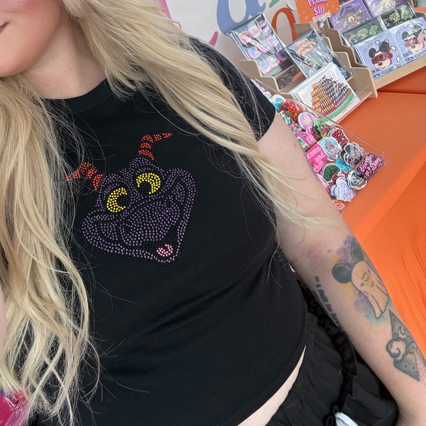 Sparkly Crystal Figgy Baby Tee