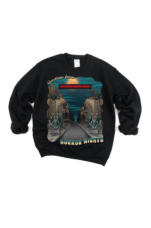 Greetings From Horror Nights Crewneck