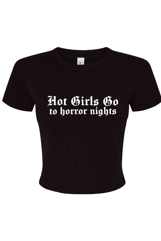 Hot Girls Go To Horror Nights Baby Tee