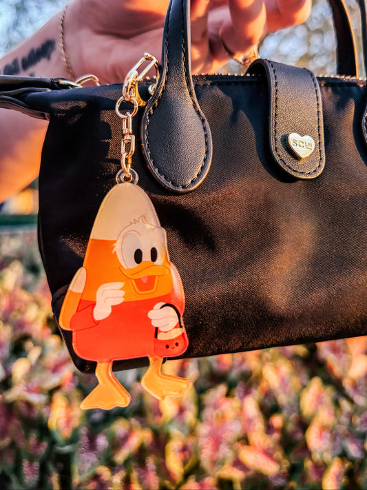 Candy Corn Donald Bag Charm