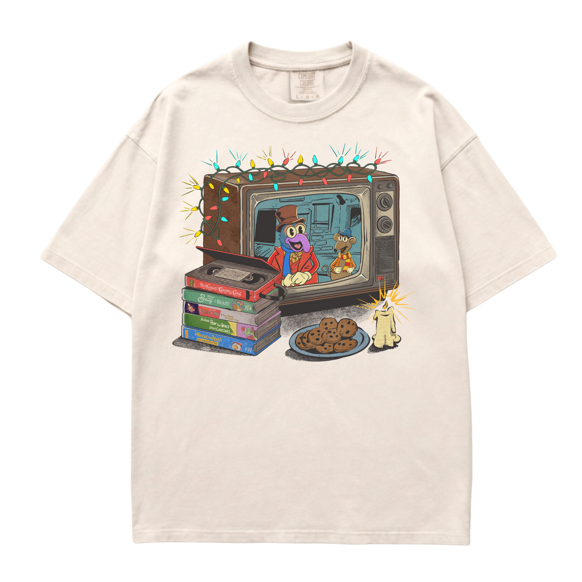 Retro Christmas Movies Tee