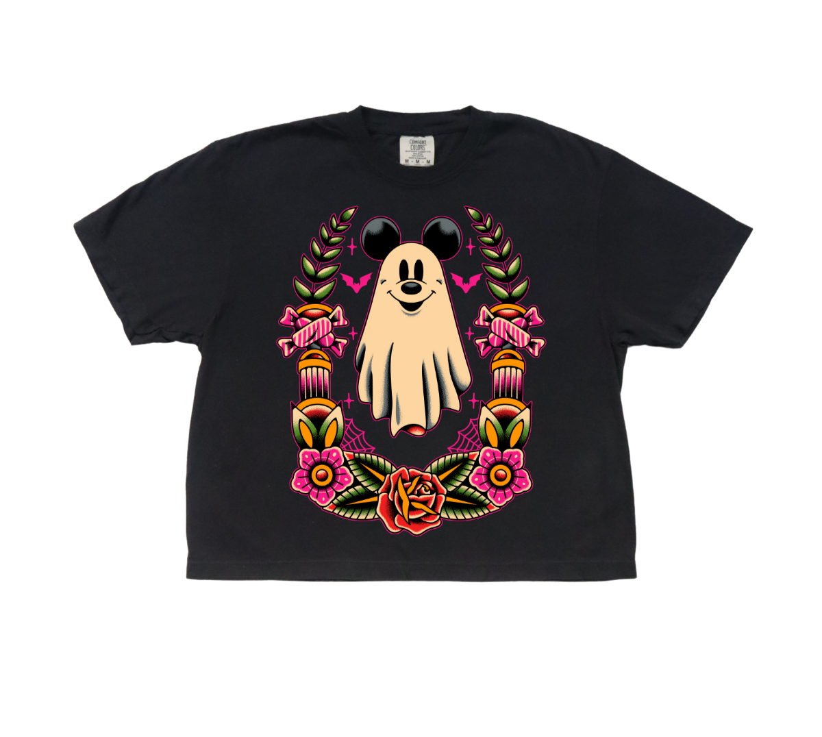 Ghost Tattoo Crop