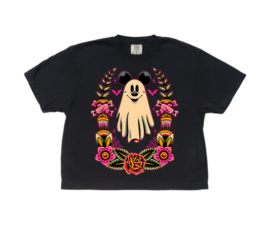 Ghost Tattoo Crop