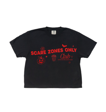 Scare Zone Only Club Crop