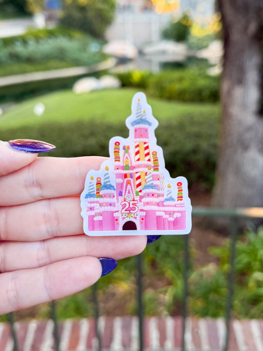 3D Bubble Cake Castle Sticker