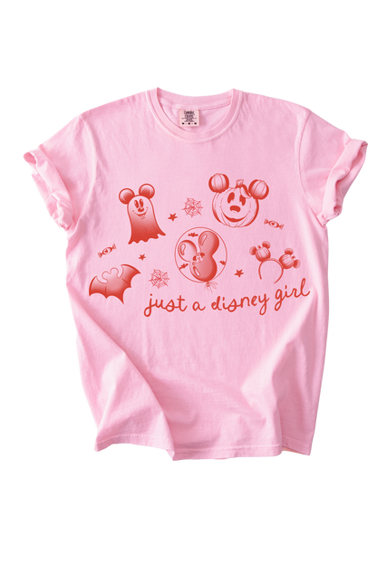 Just A Girl Spooky Collage Tee
