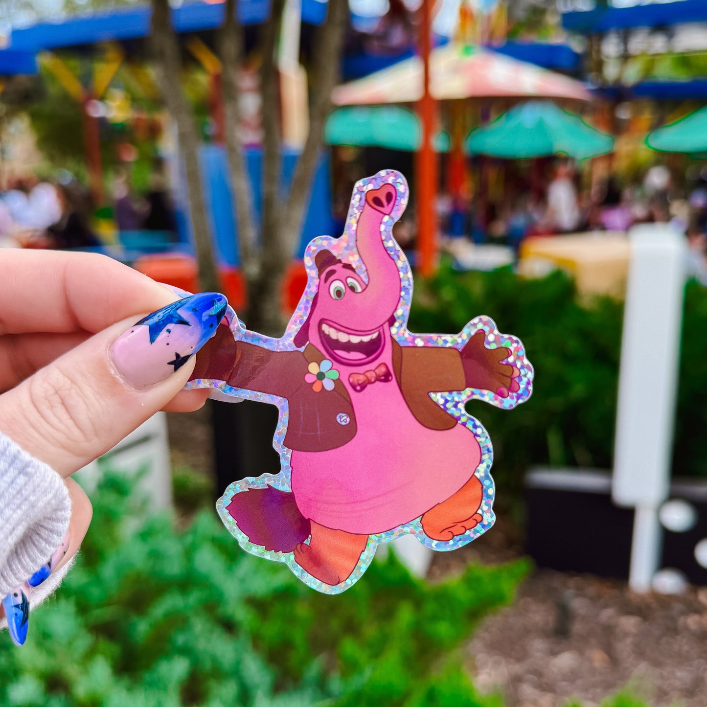 Bing Bong Glitter Sticker