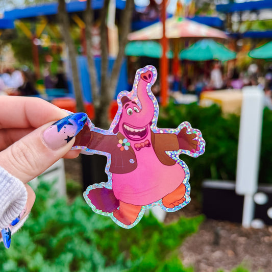 Bing Bong Glitter Sticker