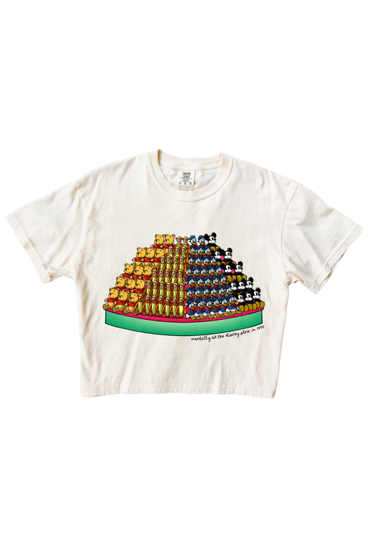 Plush Mountain Crop Tee