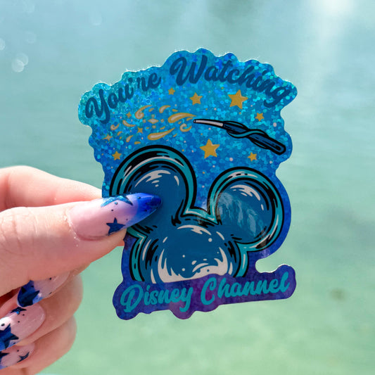 You're Watching Glitter Sticker