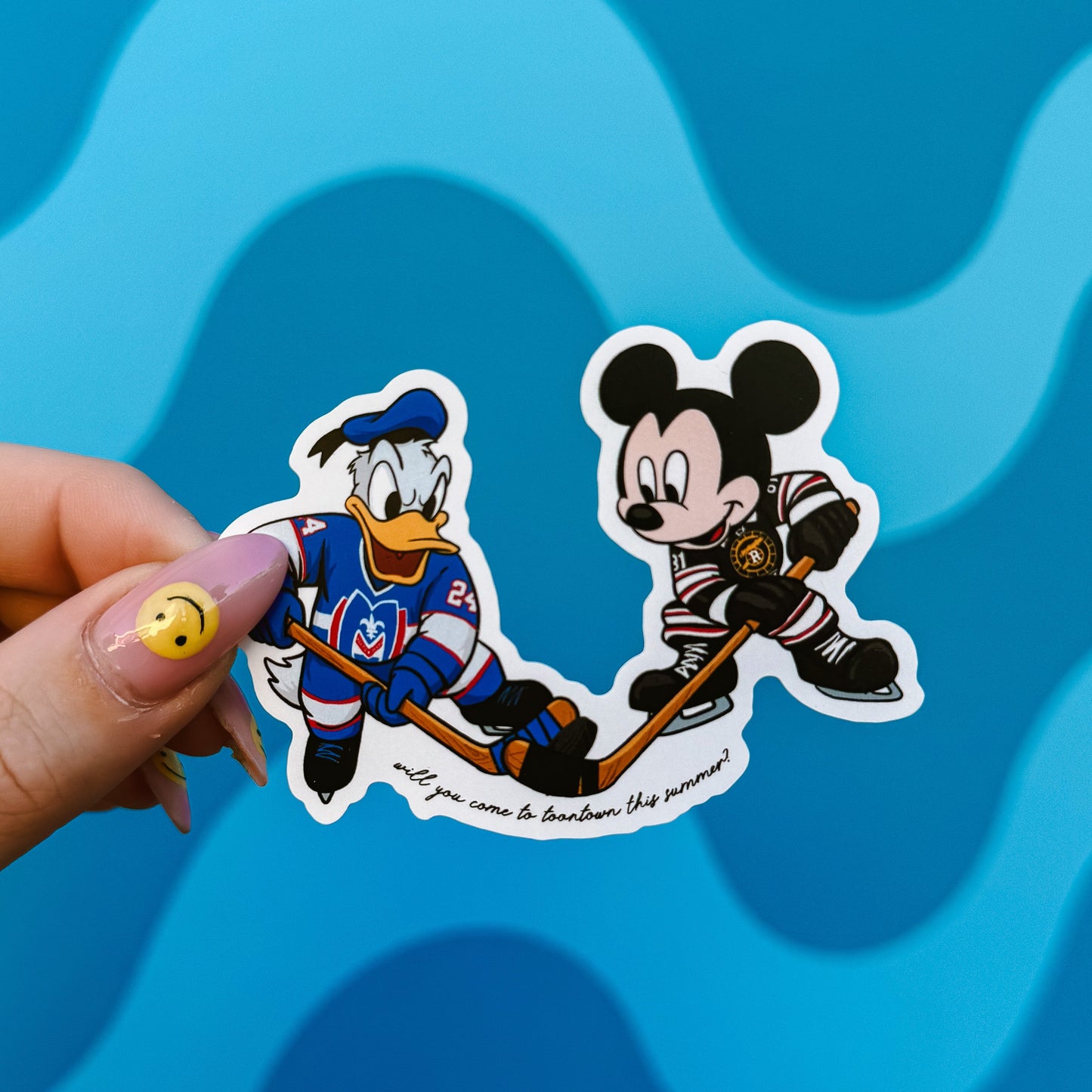 Will You Come To Toontown This Summer? Vinyl Sticker