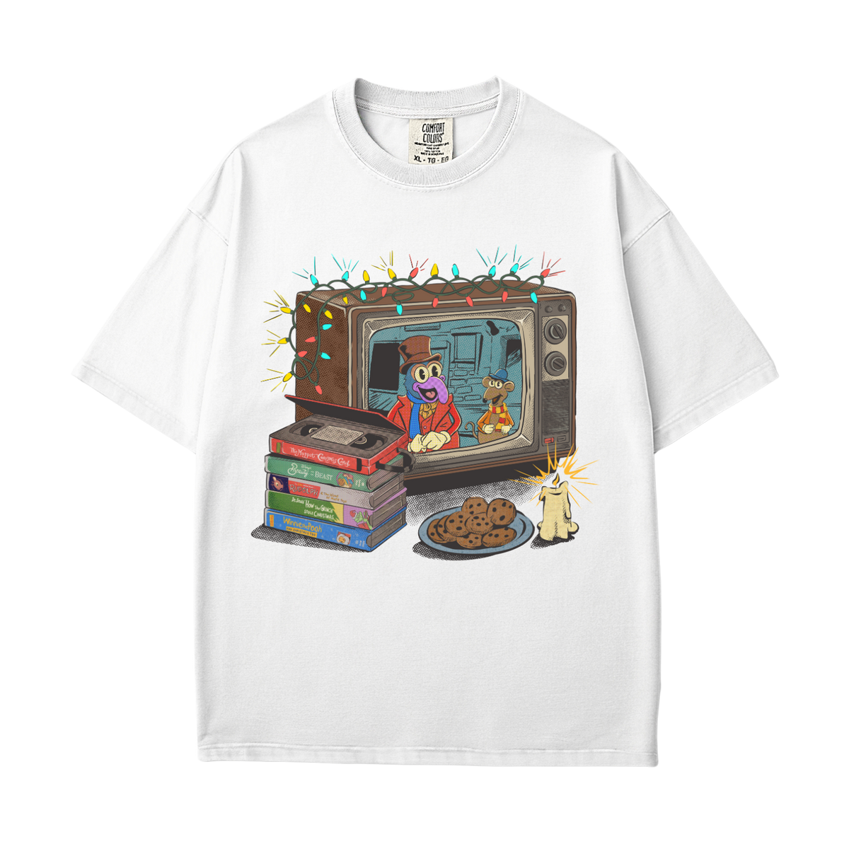 Retro Christmas Movies Tee
