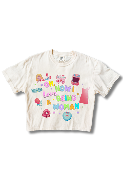 Nostalgic Girly Collage Crop