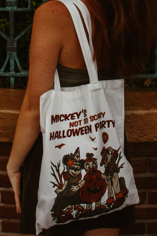 Mickey's Not So Scary Halloween Party Vintage Tote