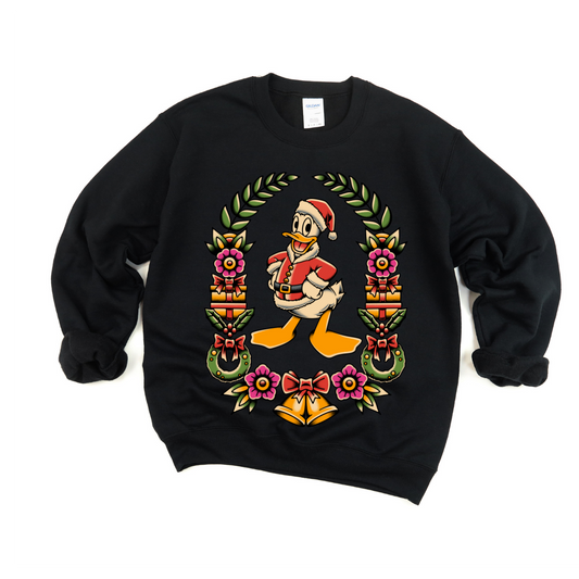 Santa Donald Tattoo Crewneck