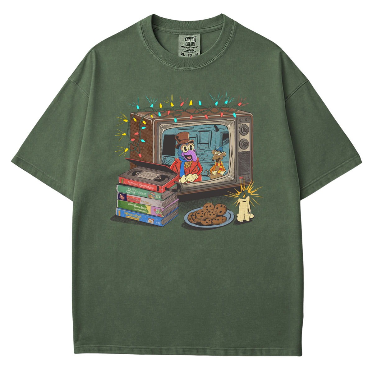 Retro Christmas Movies Tee