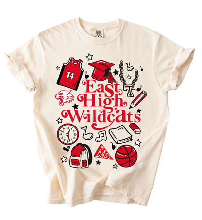 East High Wildcats Tee