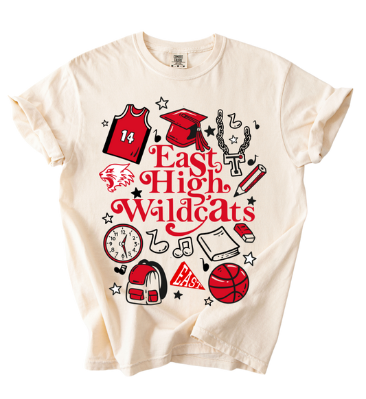 East High Wildcats Tee