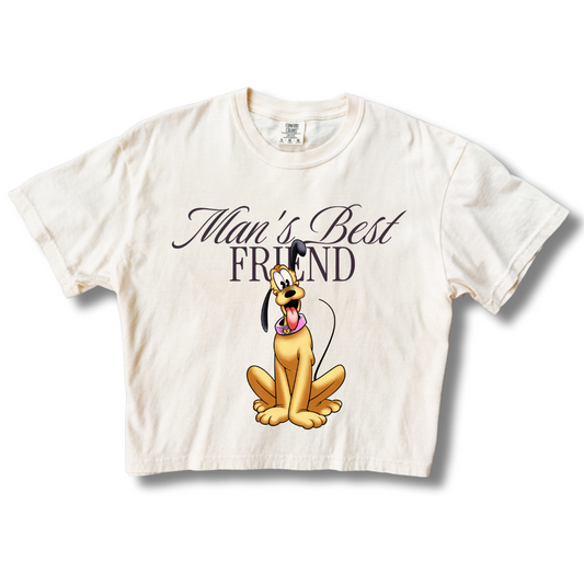 Man's Best Friend Crop Tee