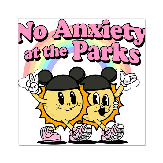 No Anxiety At The Parks Fine Art Print