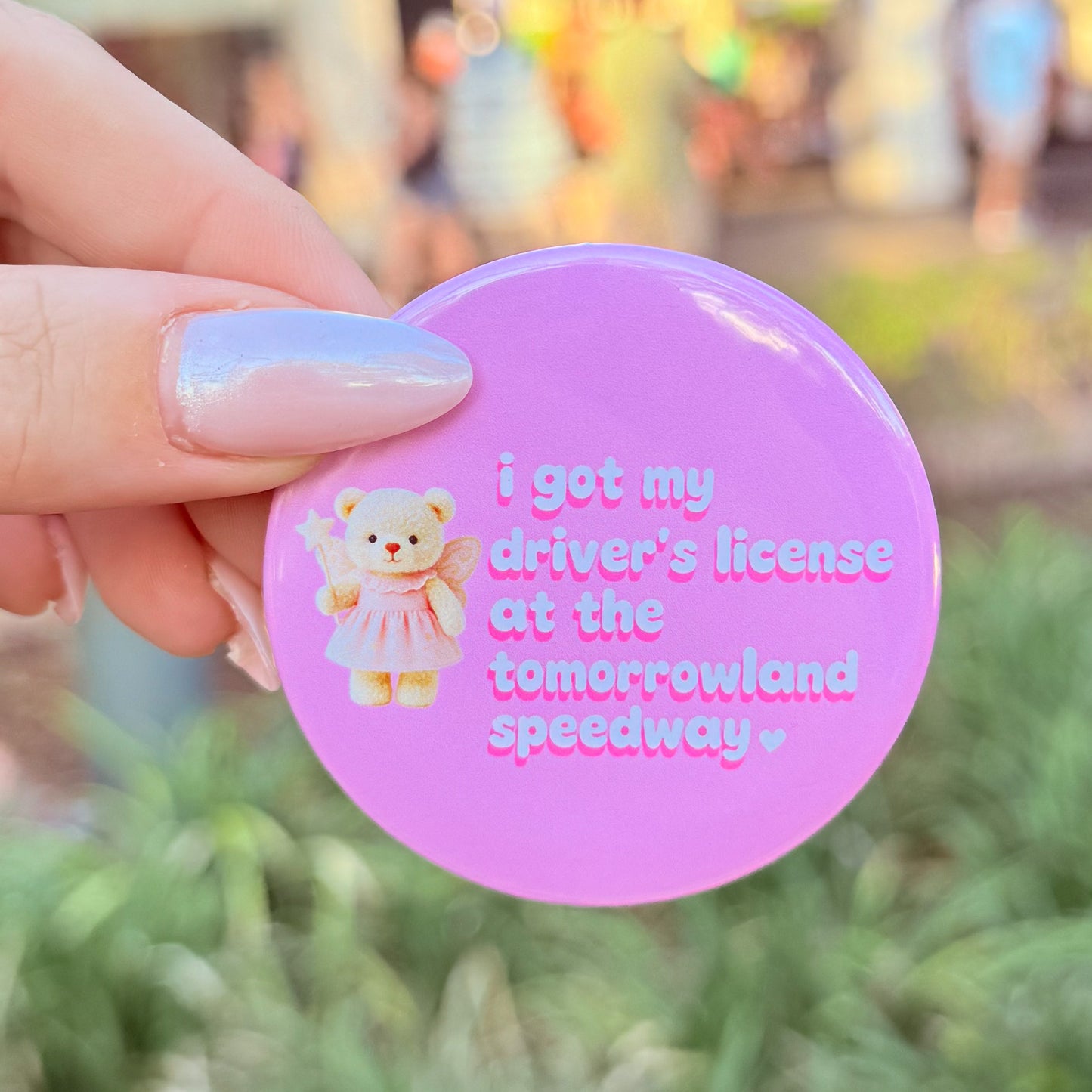 Tomorrowland Speedway Button