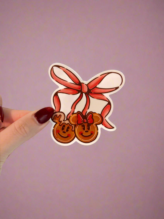 Coquette Gingerbread Sticker