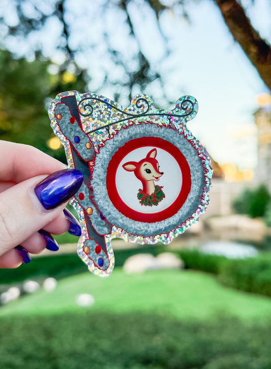 Vintage Reindeer Hollywood Studios Sticker