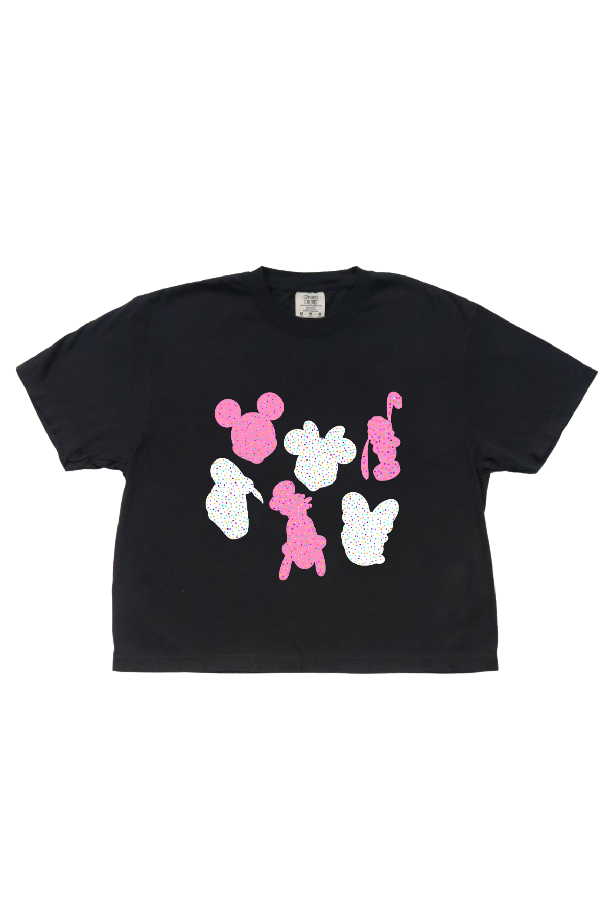 Mickey and Friends Frosted Animal Cracker Crop Tee