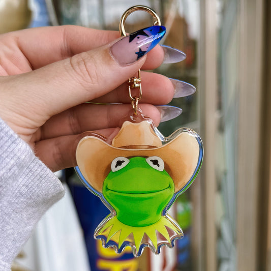 Cowboy Kermie Bag Charm