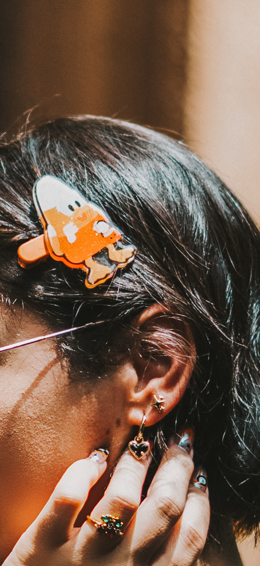 Candy Corn Donald Hair Clip