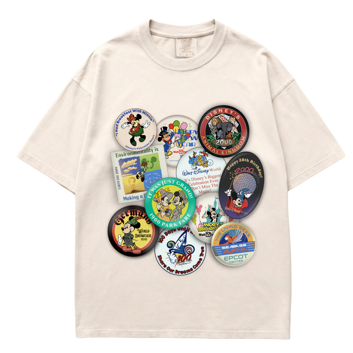 Vintage Buttons Tee