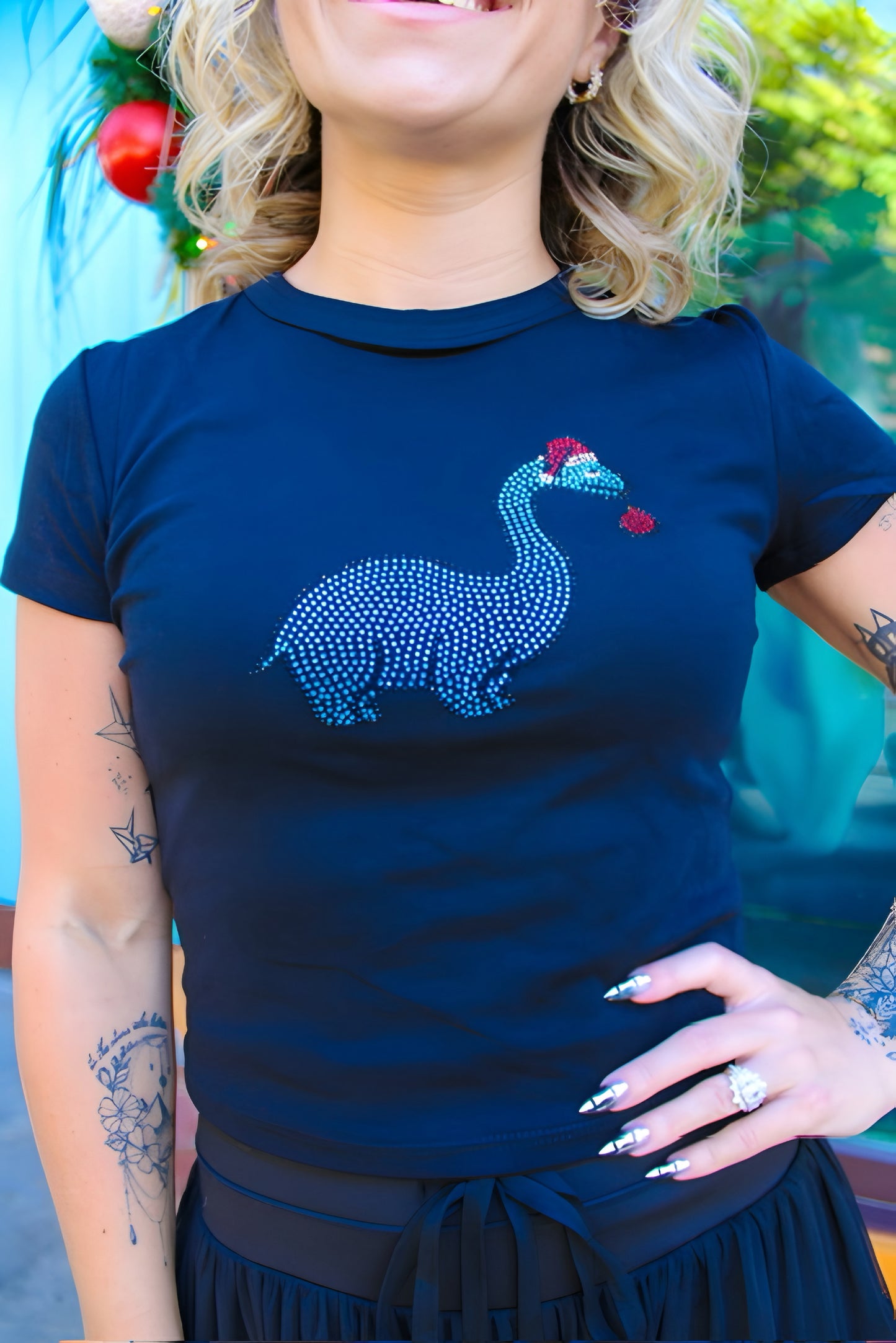 Crystal Gertie Baby Tee