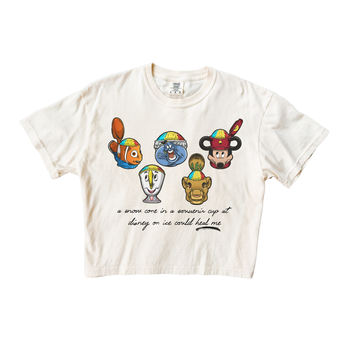 Snow Cone Crop Tee