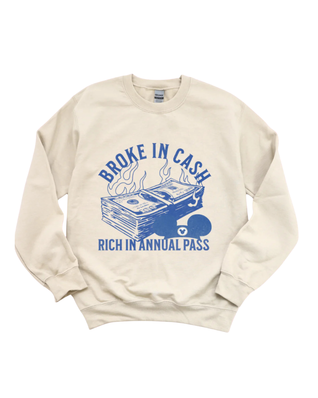 Broke In Cash Crewneck