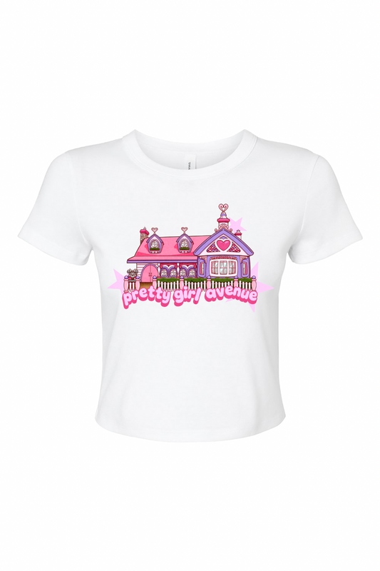 Pretty Girl Avenue X Toontown Baby Tee