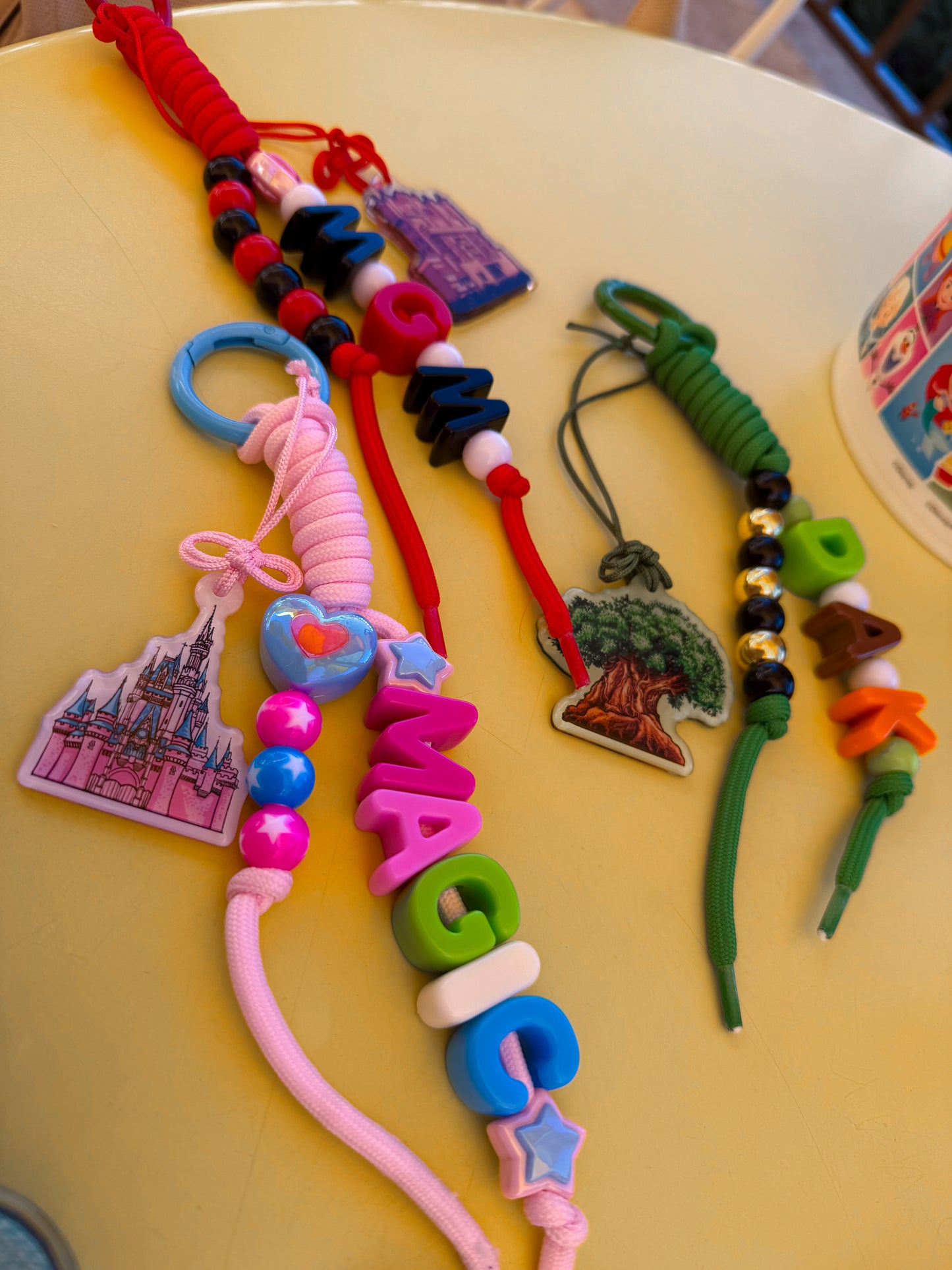 Paracord Keychains With Exclusive Charms