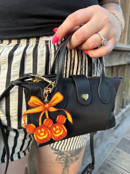 Coquette Pumpkin Bag Charm