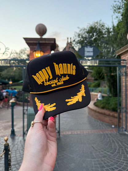 Happy Haunts Social Club Trucker Hat