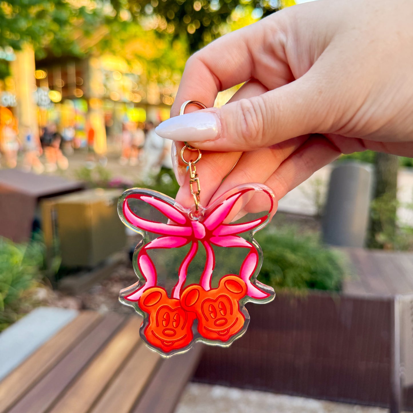 Coquette Waffle Bag Charm