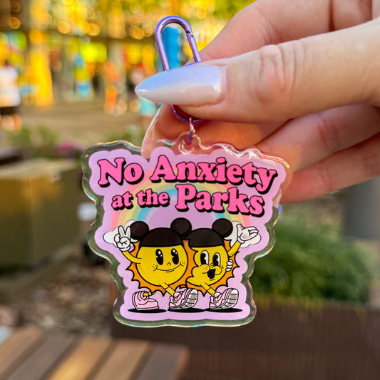 No Anxiety At The Parks Bag Charm