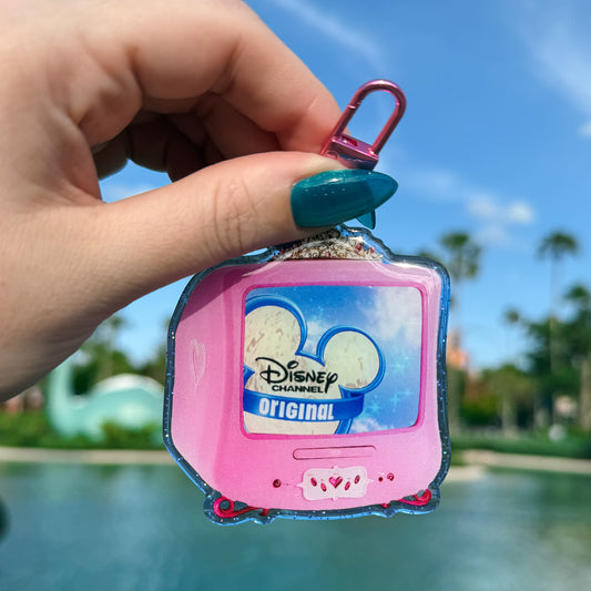 DCOM Blue Glitter Bag Charm