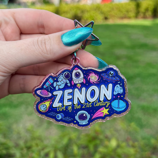 Zenon Glitter Bag Charm