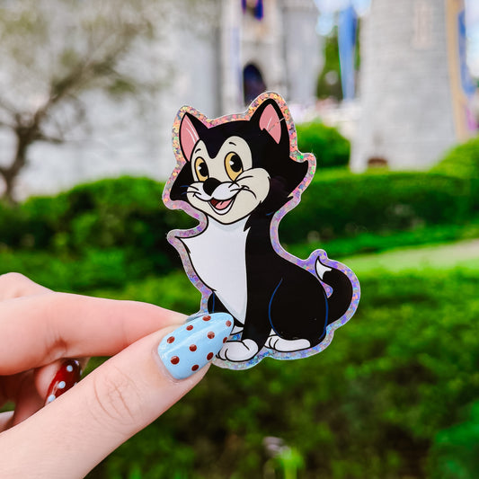 Figaro Glitter Sticker