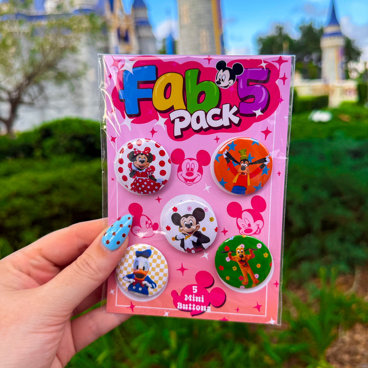 Fab 5 Button Pack